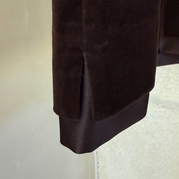 NWT - Florence Eiseman Brown Velvet Dress w/Tiered Sleeves - Girls 16 - Picture 6 of 10